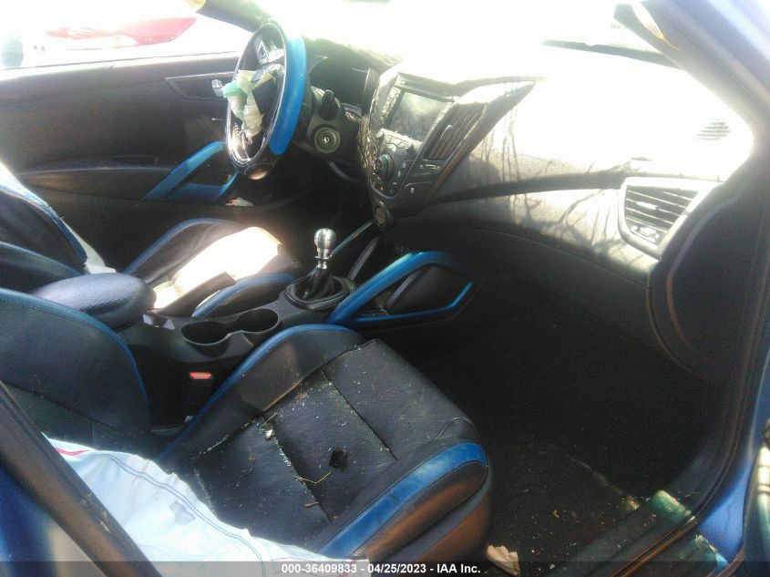 2016 HYUNDAI VELOSTER TURBO RALLY EDITION - KMHTC6AE0GU251505
