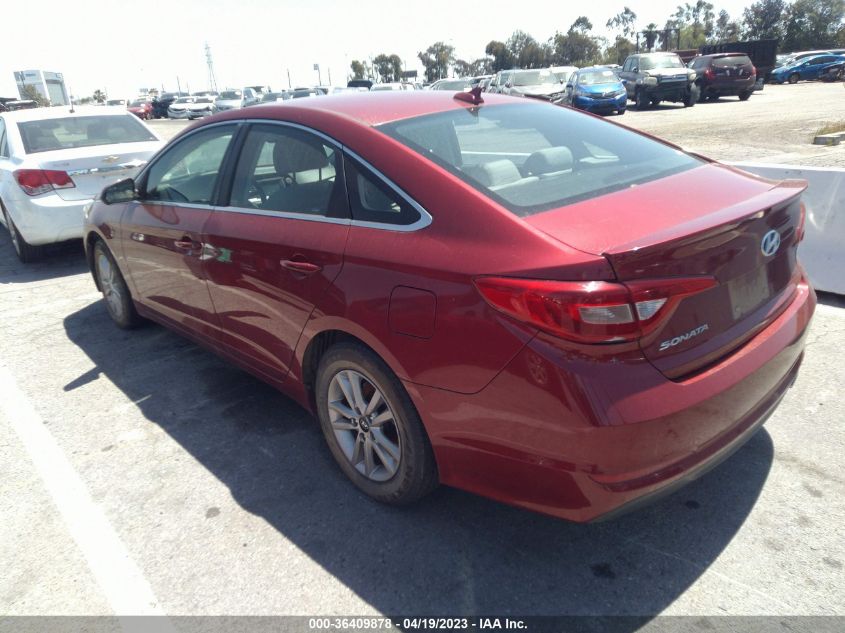 2016 HYUNDAI SONATA 2.4L SE - 5NPE24AF5GH357889