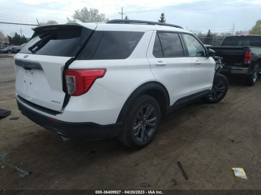 2022 FORD EXPLORER XLT - 1FMSK8DH5NGC04160