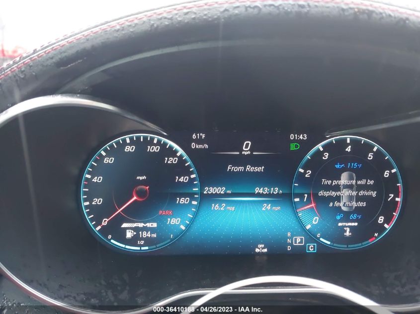 2020 MERCEDES-BENZ C-CLASS AMG C 43 - 55SWF6EB9LU331900