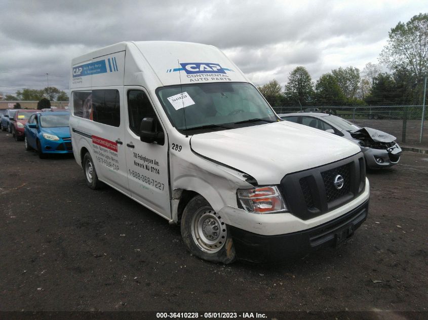 2019 NISSAN NV CARGO S - 1N6BF0LY1KN802746