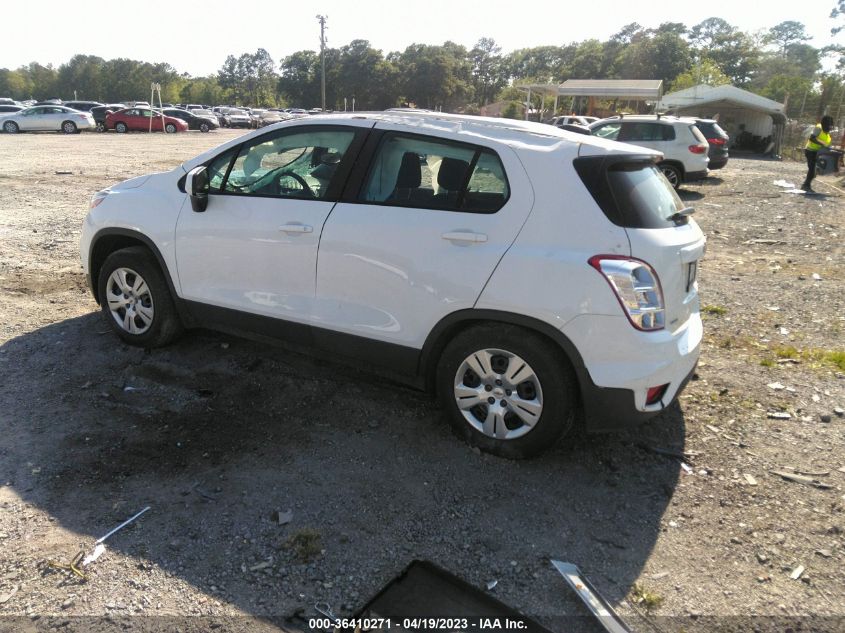 2018 CHEVROLET TRAX LS - KL7CJKSB2JB560397