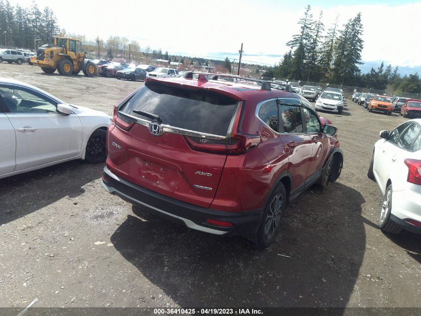2022 HONDA CR-V HYBRID EX-L 5J6RT6H8XNL015939
