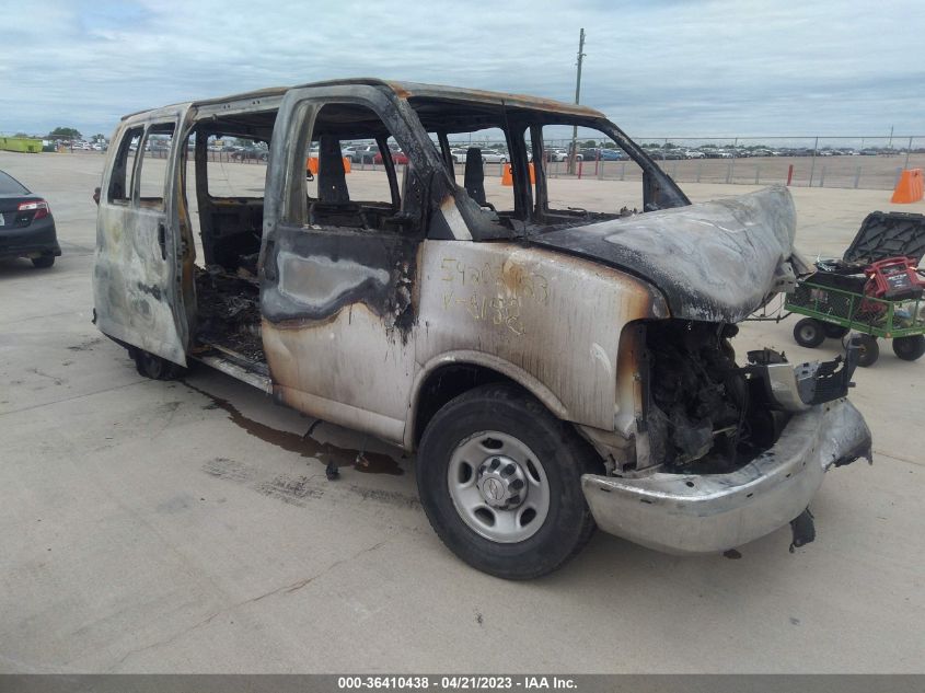 2016 CHEVROLET EXPRESS PASSENGER LT - 1GAZGMFG1G1238158