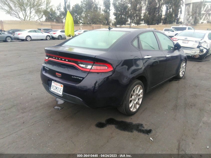 2013 DODGE DART LIMITED - 1C3CDFCA6DD200991