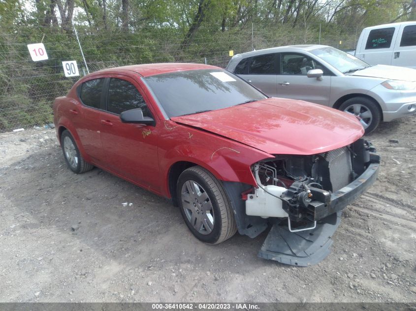 2014 DODGE AVENGER SE - 1C3CDZAB0EN181766