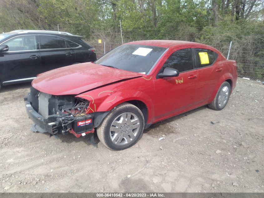 2014 DODGE AVENGER SE - 1C3CDZAB0EN181766