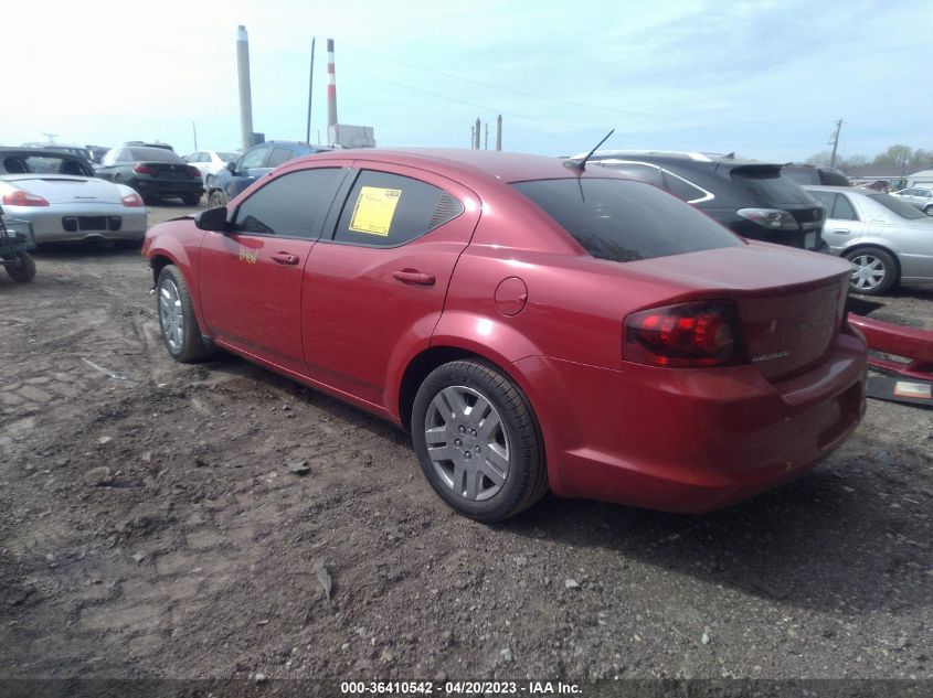 2014 DODGE AVENGER SE - 1C3CDZAB0EN181766