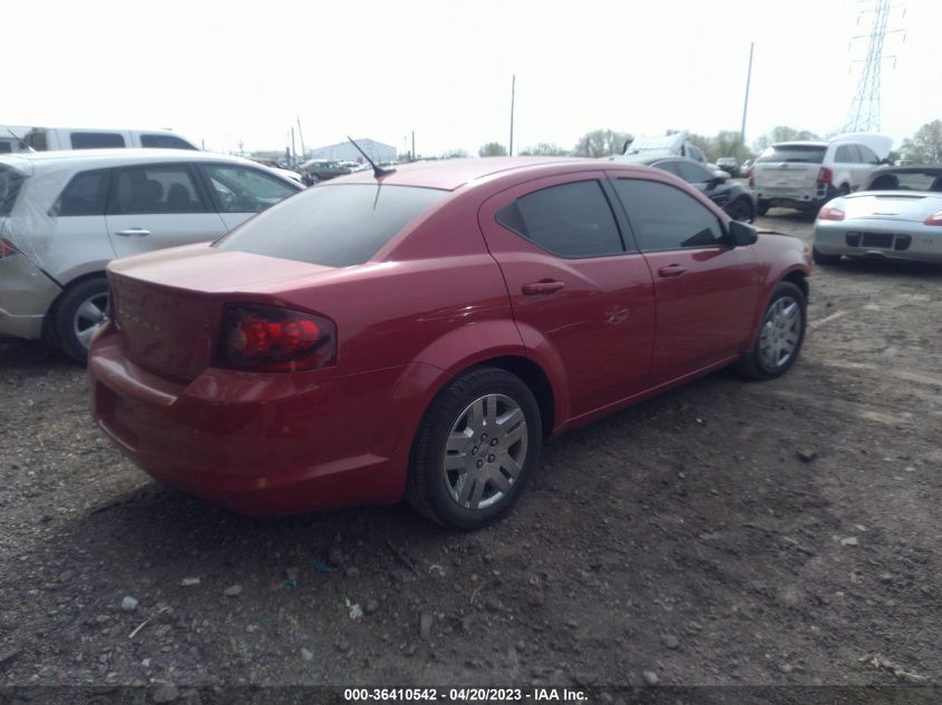 2014 DODGE AVENGER SE - 1C3CDZAB0EN181766