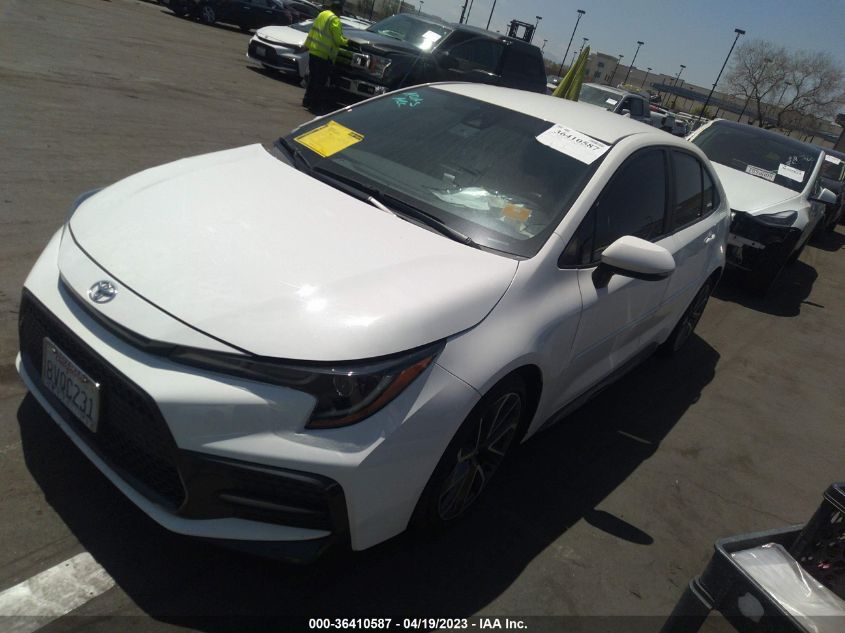 2021 TOYOTA COROLLA SE/NIGHTSHADE/APEX SE - 5YFS4MCE1MP081582