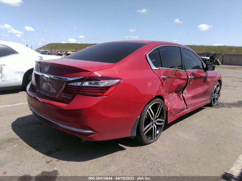 2017 HONDA ACCORD SEDAN SPORT SE - 1HGCR2F11HA079975