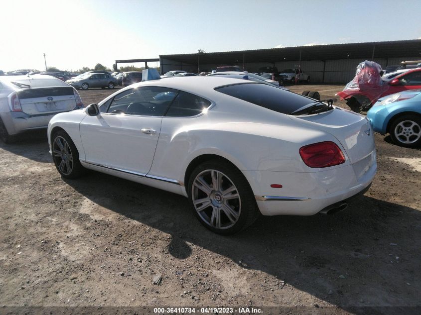 2013 BENTLEY CONTINENTAL GT V8 - SCBFT7ZA9DC080797