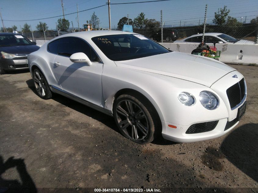 2013 BENTLEY CONTINENTAL GT V8 - SCBFT7ZA9DC080797