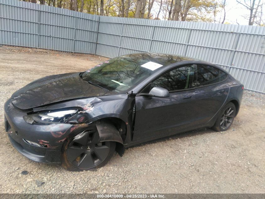 2022 TESLA MODEL 3 LONG RANGE - 5YJ3E1EB7NF184084