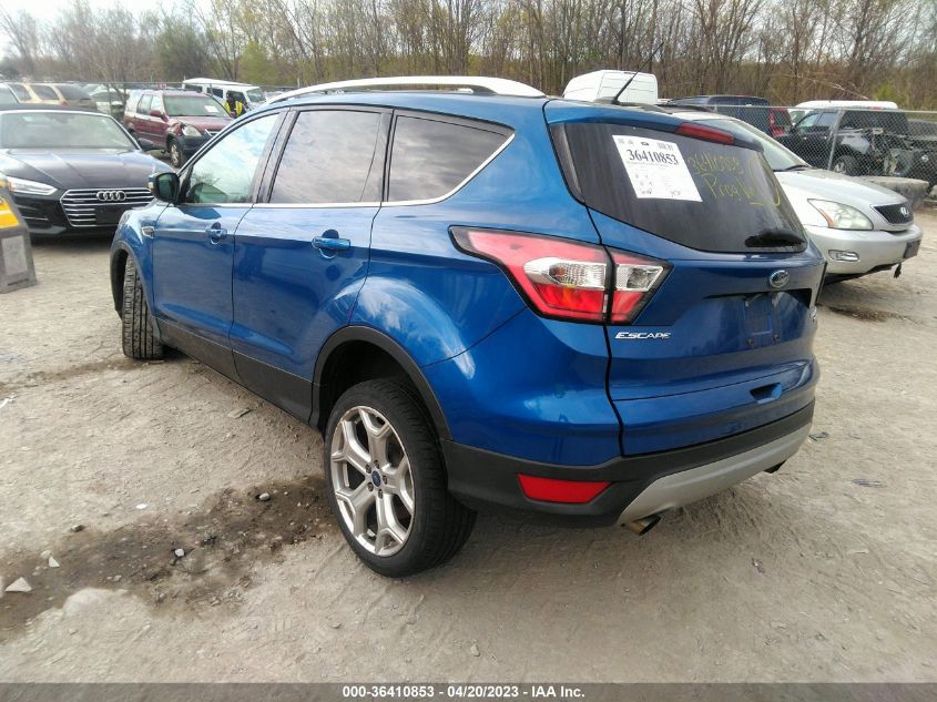 2017 FORD ESCAPE TITANIUM - 1FMCU9J92HUD47879