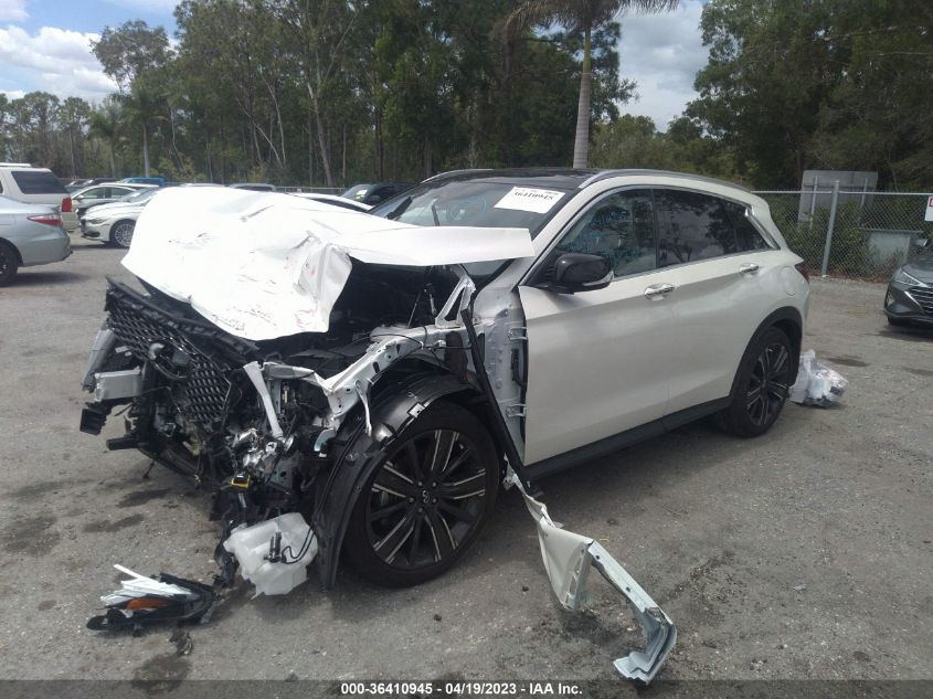 VIN 3PCAJ5BB1NF115230 2022 INFINITI QX50 LUXE
