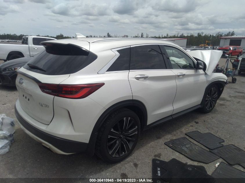 VIN 3PCAJ5BB1NF115230 2022 INFINITI QX50 LUXE