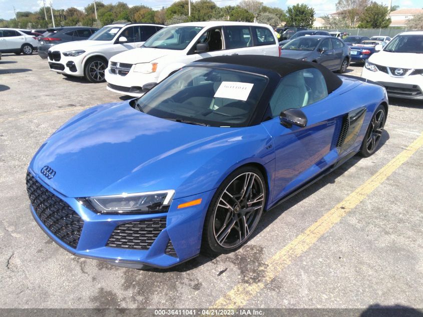 2023 AUDI R8 SPYDER V10 PERFORMANCE - WUA4BCFX1P7900640