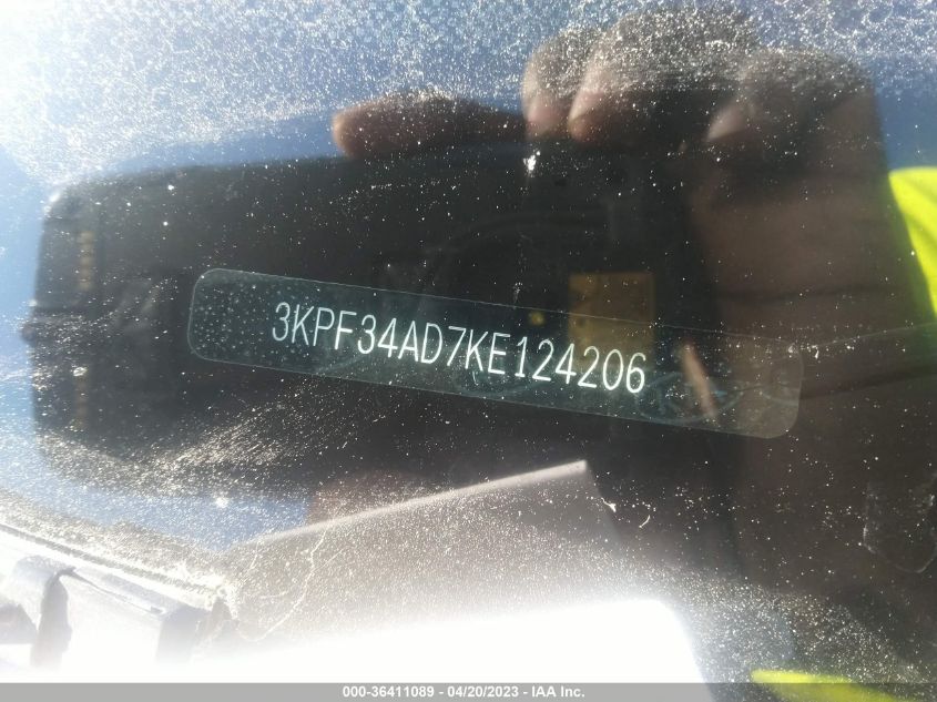 2019 KIA FORTE S - 3KPF34AD7KE124206
