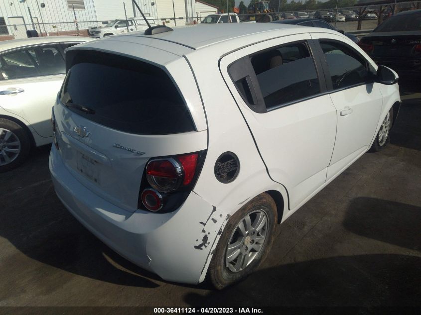 2016 CHEVROLET SONIC LT - 1G1JC6SH5G4161358