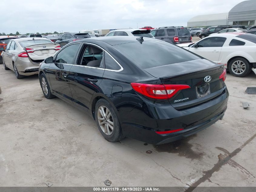 2016 HYUNDAI SONATA 2.4L - 5NPE24AF7GH393146