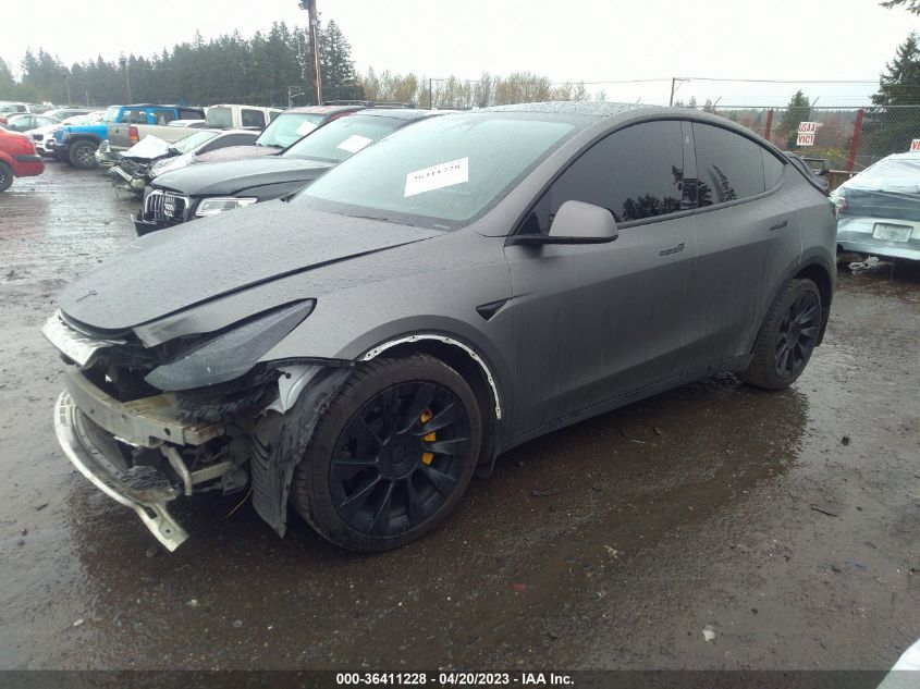 2021 TESLA MODEL Y LONG RANGE - 5YJYGDEE5MF066058