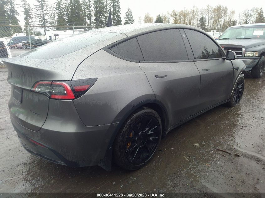 2021 TESLA MODEL Y LONG RANGE - 5YJYGDEE5MF066058