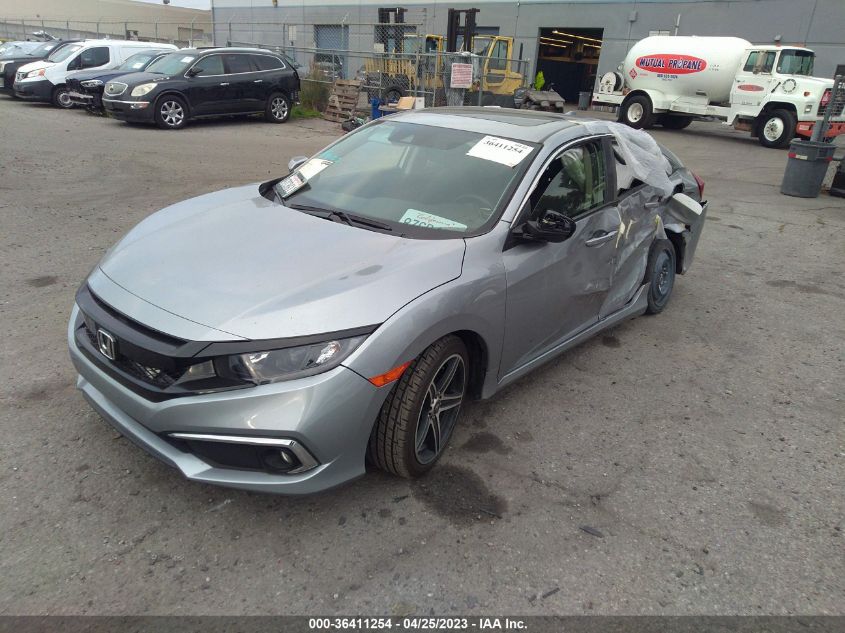 2019 HONDA CIVIC SEDAN EX-L - JHMFC1F7XKX008983