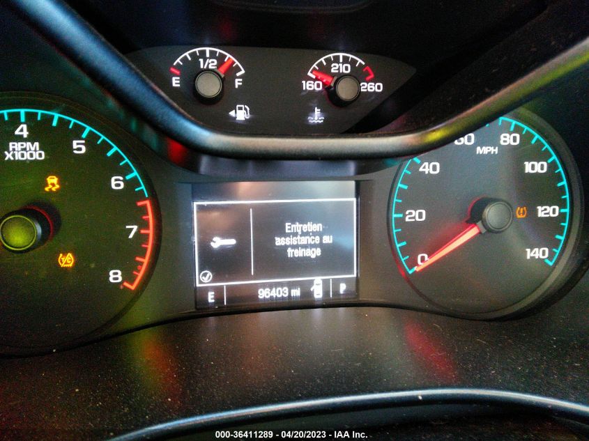 2015 CHEVROLET COLORADO 2WD LT - 1GCGSBE35F1127918