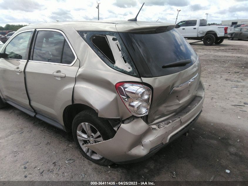 2013 CHEVROLET EQUINOX LS - 2GNALBEK4D6282858