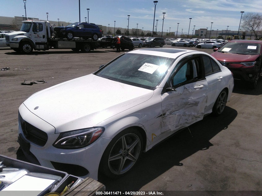 VIN 55SWF4JB0JU246676 2018 MERCEDES-BENZ C-CLASS C 300