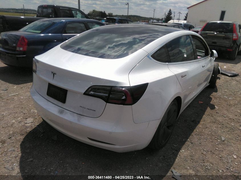 2020 TESLA MODEL 3 LONG RANGE - 5YJ3E1EB2LF787201