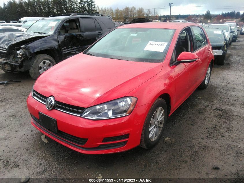 2015 VOLKSWAGEN GOLF TSI S - 3VW217AU4FM011716