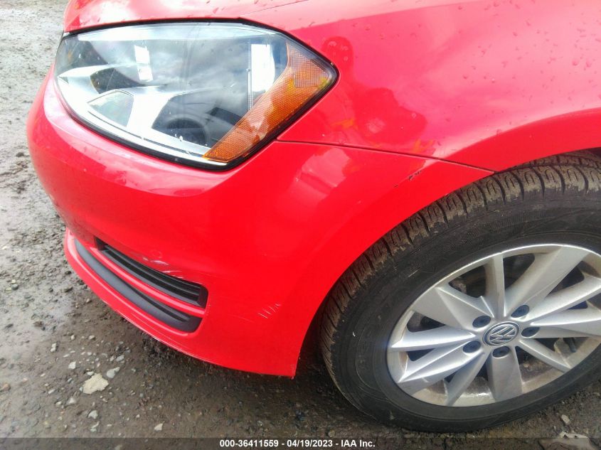 2015 VOLKSWAGEN GOLF TSI S - 3VW217AU4FM011716