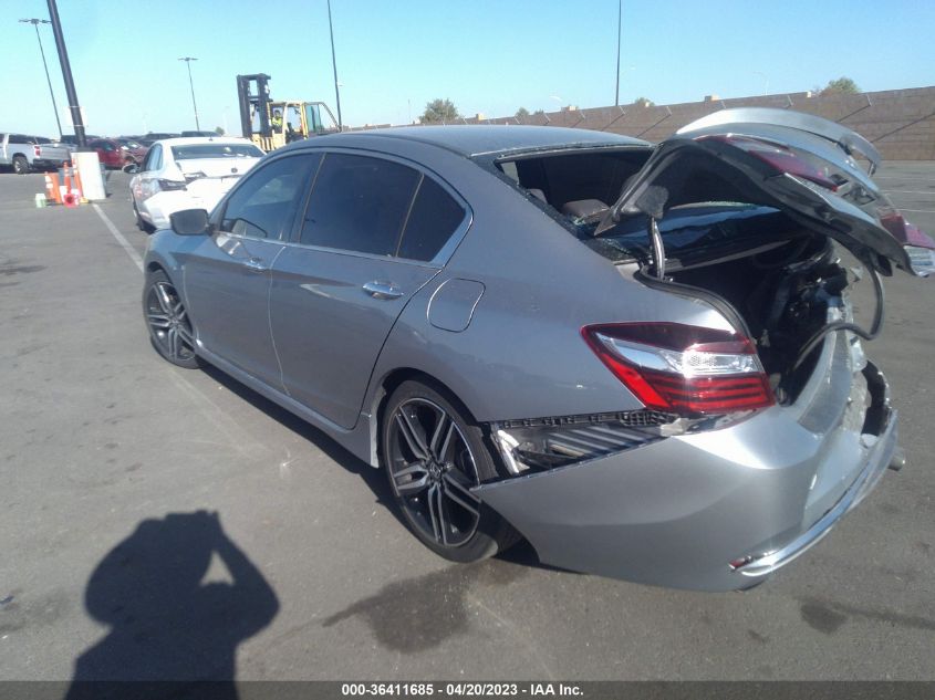2017 HONDA ACCORD SEDAN SPORT SE - 1HGCR2F18HA186294
