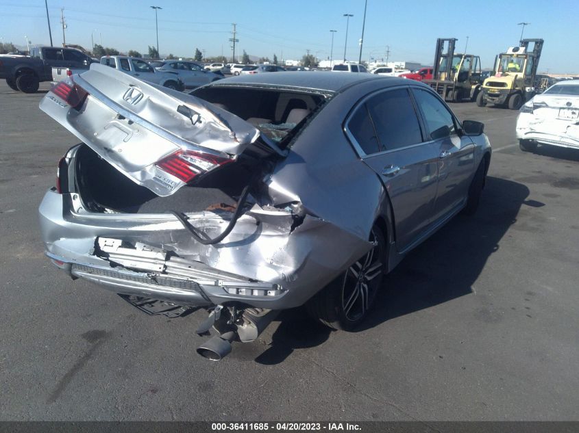 2017 HONDA ACCORD SEDAN SPORT SE - 1HGCR2F18HA186294
