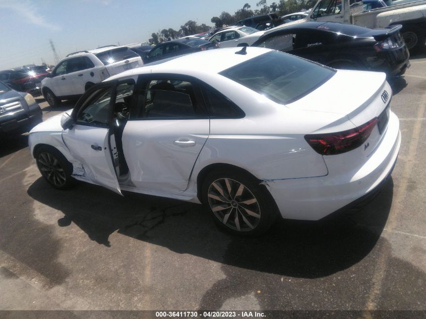 2022 AUDI A4 SEDAN PREMIUM PLUS - WAUBBAF49NN008365