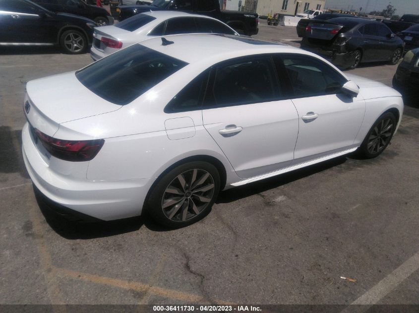 2022 AUDI A4 SEDAN PREMIUM PLUS - WAUBBAF49NN008365