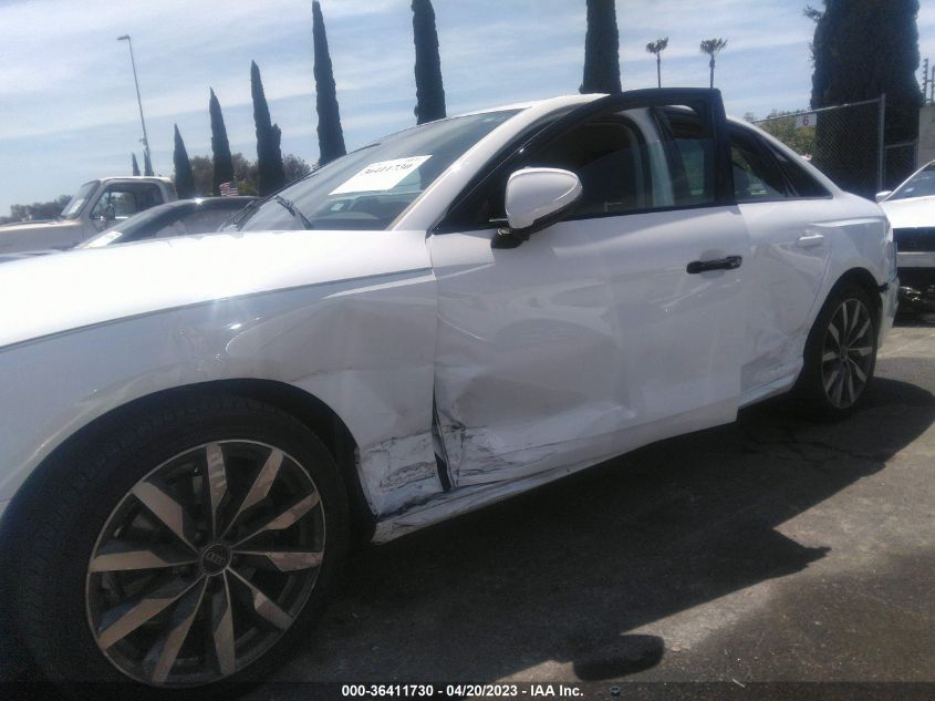 2022 AUDI A4 SEDAN PREMIUM PLUS - WAUBBAF49NN008365