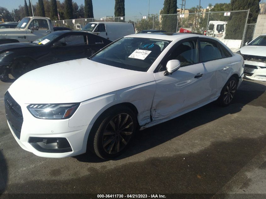 2022 AUDI A4 SEDAN PREMIUM PLUS - WAUBBAF49NN008365
