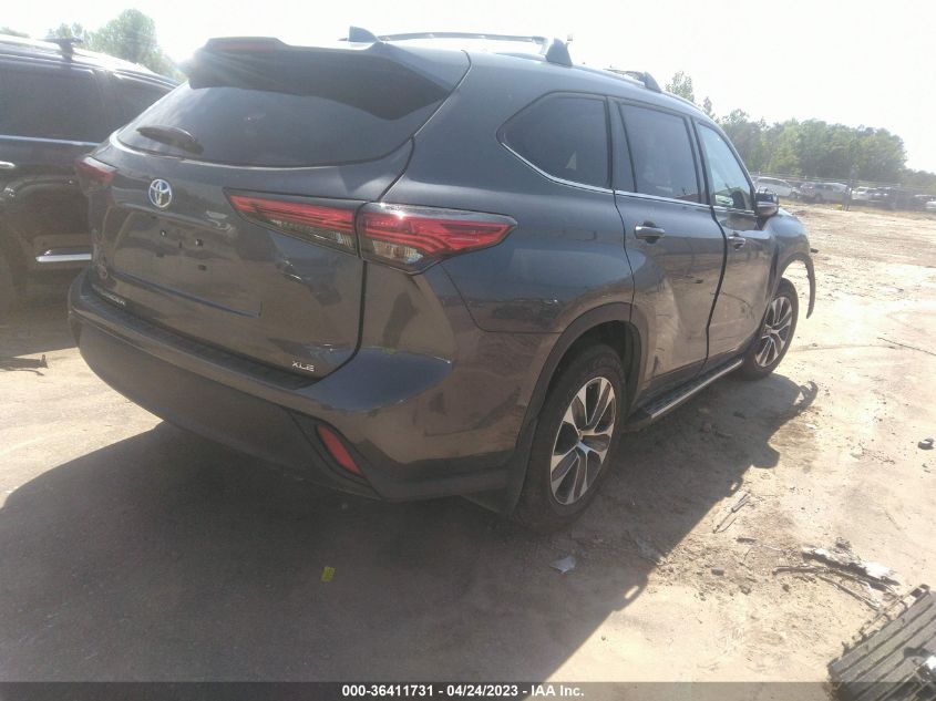 2022 TOYOTA HIGHLANDER XLE - 5TDGZRAH5NS132527