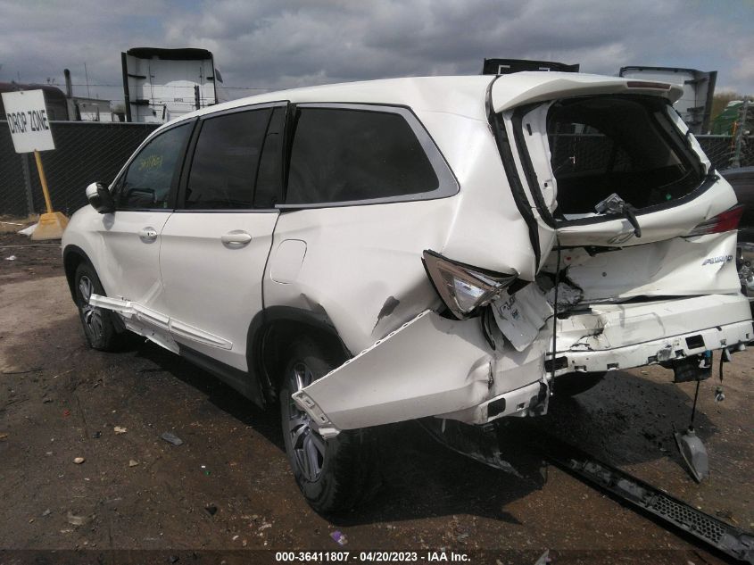 2017 HONDA PILOT EX-L - 5FNYF6H69HB086273