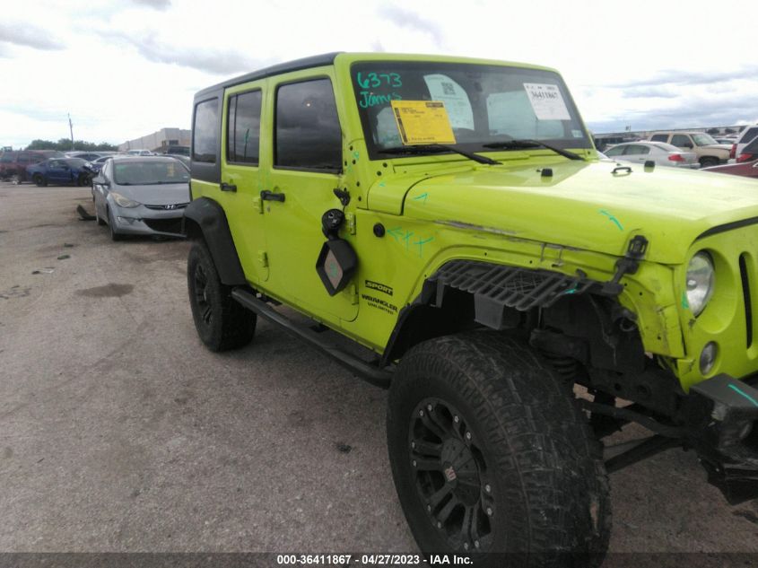 2017 JEEP WRANGLER UNLIMITED SPORT - 1C4BJWDG4HL541238