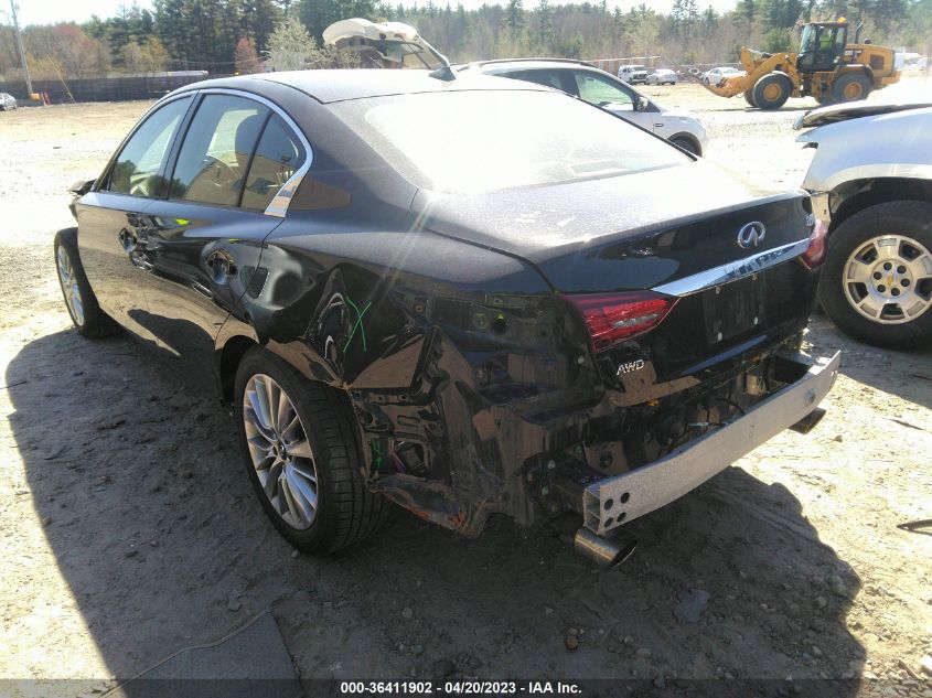 2018 INFINITI Q50 3.0T LUXE - JN1EV7AR2JM440487