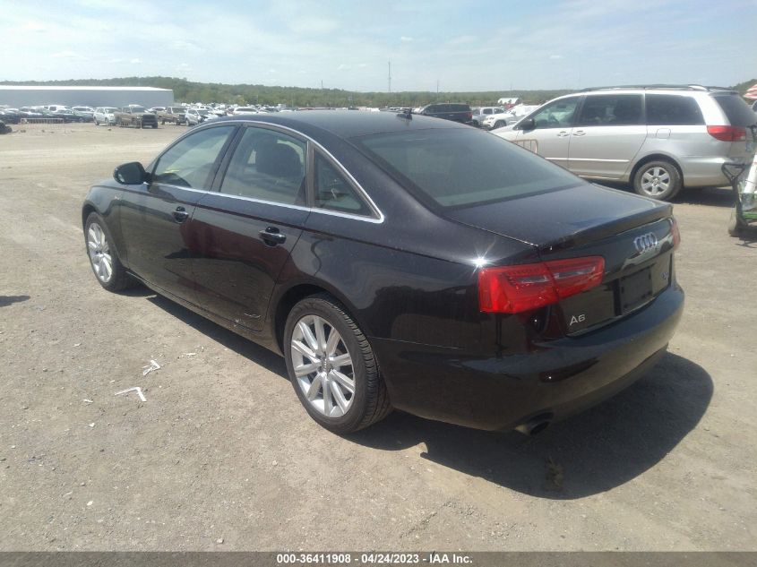 2013 AUDI A6 3.0T PREMIUM PLUS - WAUGGAFC4DN101419