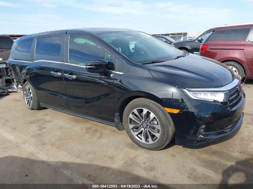 2021 HONDA ODYSSEY EX-L - 5FNRL6H77MB027321