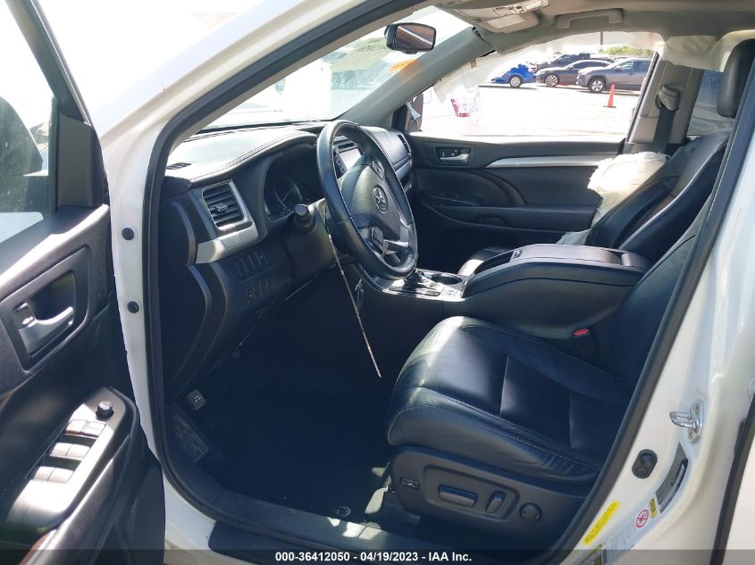 2016 TOYOTA HIGHLANDER XLE - 5TDKKRFH5GS171399