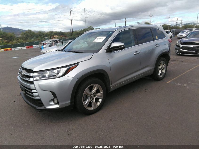 2017 TOYOTA HIGHLANDER LIMITED - 5TDYZRFH8HS212437