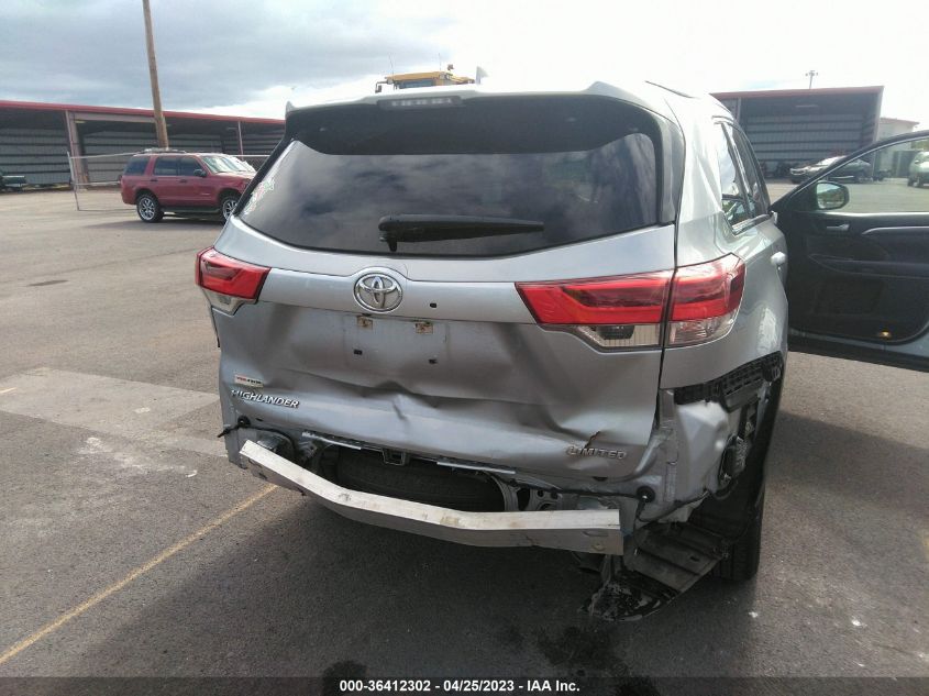 2017 TOYOTA HIGHLANDER LIMITED - 5TDYZRFH8HS212437