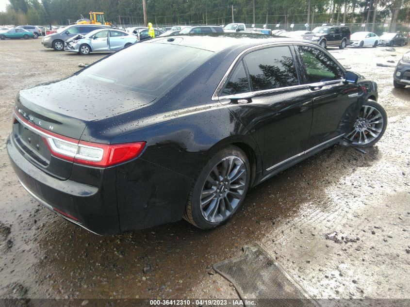 2017 LINCOLN CONTINENTAL RESERVE - 1LN6L9NC9H5614970